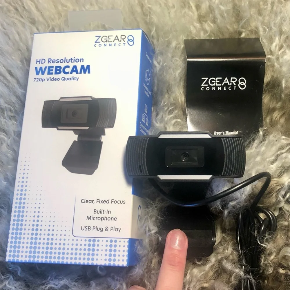 ZGEAR® Connect HD 720p Resolution Webcam